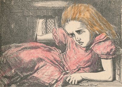 Alice, när hon växer sig större, 1889 av John Tenniel