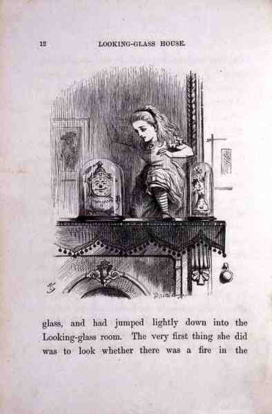 Alice in the Looking-Glass Room, illustration från 