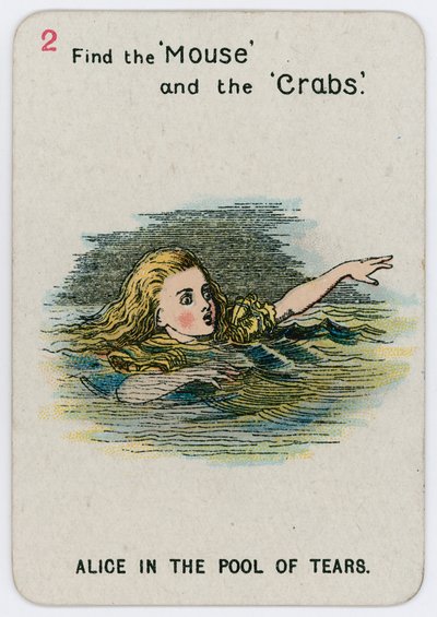 Alice i tårpölen av John Tenniel