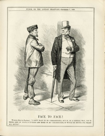 Illustration av John Tenniel (1820-1914) i Punch av John Tenniel