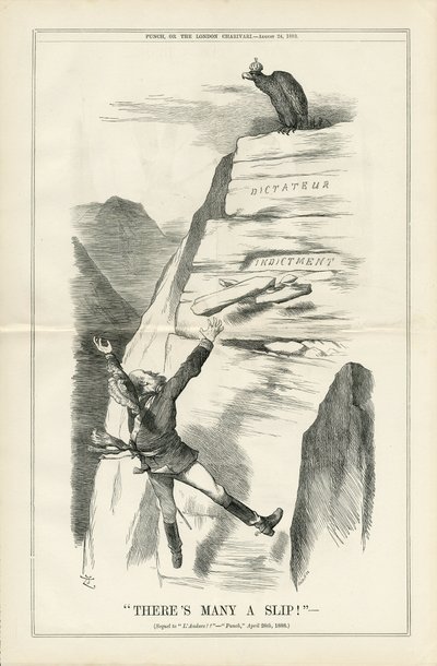 Illustration av John Tenniel (1820-1914) i Punch av John Tenniel