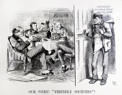 John Tenniel tecknad film med titeln "Enquiry by the Registrar General" av John Tenniel