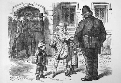 Mr Punch vädjar till John Bull. av John Tenniel