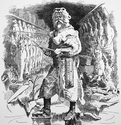 Punchs syn på den framtida betydelsen av kylning av John Tenniel