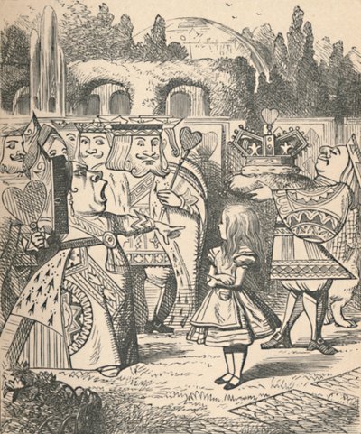 Av med hennes huvud! Alice och den röda drottningen, 1889 av John Tenniel