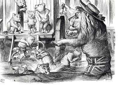 Punchs råd till de brittiska semesterfirarna vid havet av John Tenniel