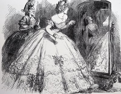Den hemsökta damen av John Tenniel