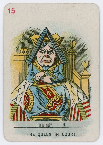 Drottningen i hovet av John Tenniel