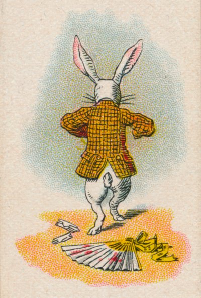 Kaninen springer iväg, 1930 av John Tenniel