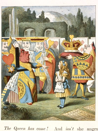 Den arga drottningen. Hjärtadrottningen. av John Tenniel