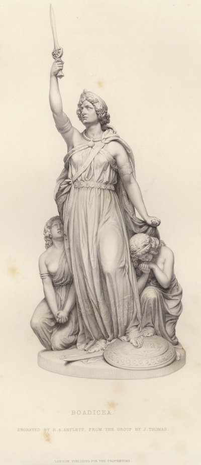 Porträtt av drottning Boadicea av John Thomas