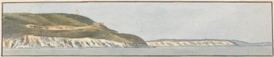 Dunmose, West by North (en av fem ritningar på ett fäste) av John Thomas Serres