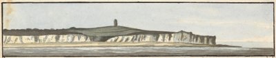 The South Foreland (en av tre ritningar på ett fäste) av John Thomas Serres