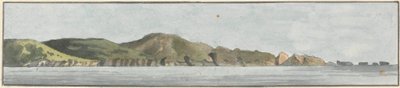 The Start Point, North East by North (en av fem ritningar på ett fäste) av John Thomas Serres