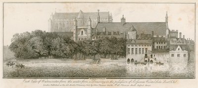 Östlig vy av Westminster från vattnet av John Thomas Smith