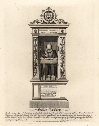 John Stowe, historiker och antikvarie av John Thomas Smith