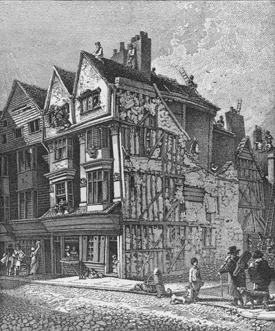 Long Lane, Smithfield, City of London, 1810 1911 av John Thomas Smith
