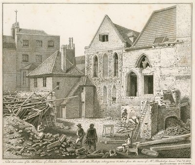 Nordöstra vyer av det gamla House of Lords och Prince