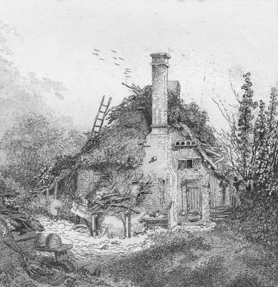 På Merrow Common, Surrey, 1797 av John Thomas Smith