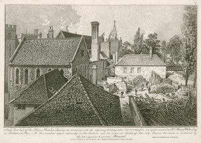 Sydöstra vyn av prinsesskammaren av John Thomas Smith