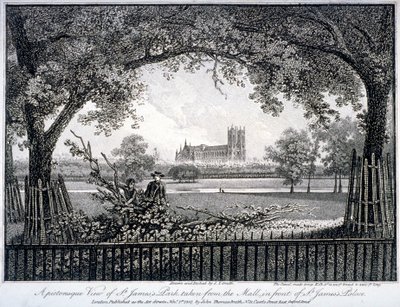 St James Park, från köpcentret framför St James