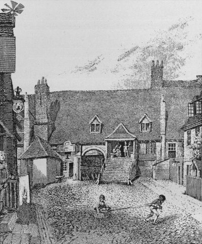 The Guard Room, Scotland Yard, Westminster, 1805 1911 av John Thomas Smith