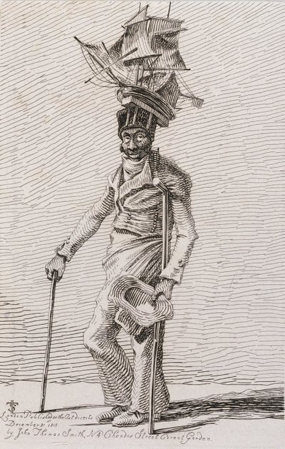 Joseph Johnson, från Etchings of Remarkable Beggars, Itinerant Traders and Other Persons..., 1815 9 av John Thomas after Smith