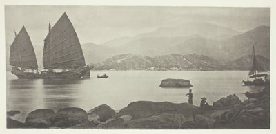 A Canton Trading Junk, ca. 1868. av John Thomson