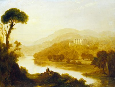 Abbotsford, Sir Walter Scotts hem, 1828 av John Thomson