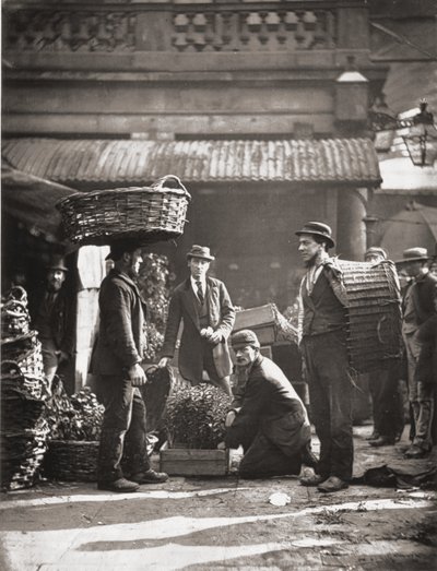 Covent Garden Labourers, från "Street Life in London", av J. Thomson och Adolphe Smith av John Thomson