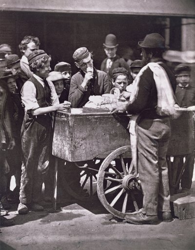 Half Penny Ices, från "Street Life in London", 1876-77 (woodburytype) av John Thomson