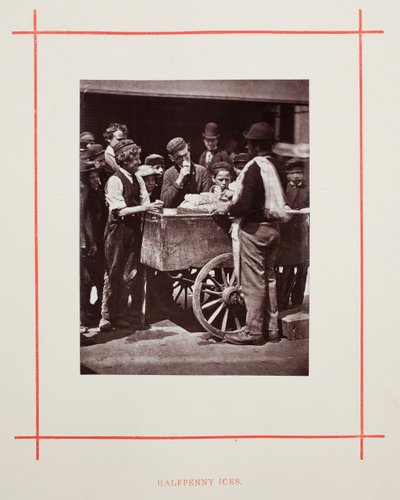 Halfpenny Ices, 1877. av John Thomson