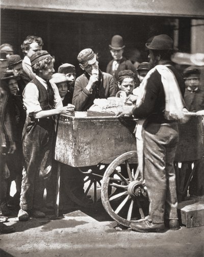 Halfpenny Ices, från "Street Life in London", av J. Thomson och Adolphe Smith av John Thomson