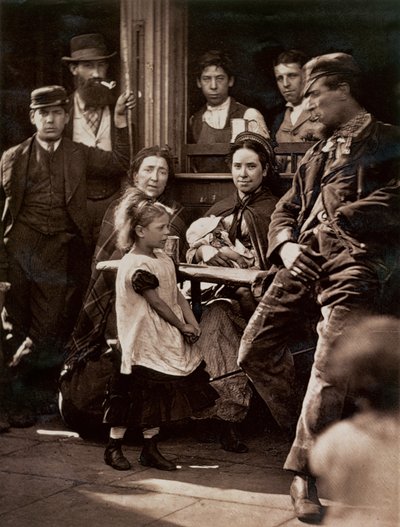 Hookey Alf från Whitechapel, från "Street Life in London", 1877-78 (woodburytype) av John Thomson