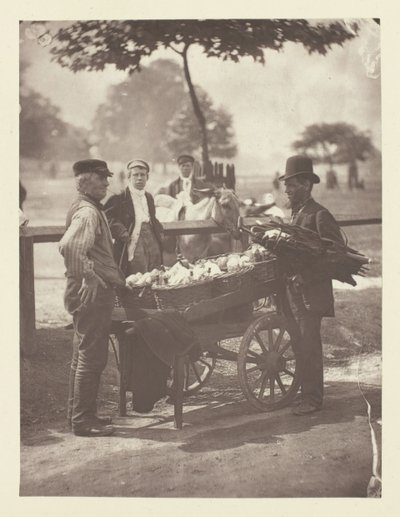 Mush-Fakers och Ginger-Beer Makers, 1881. av John Thomson