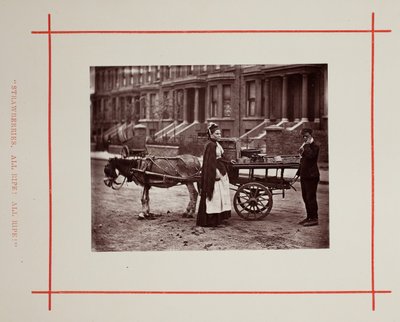 Jordgubbar. Alla mogna! Alla mogna!, 1877. av John Thomson