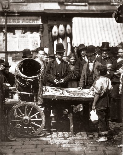 The Cheap Fish of St-Giles, från "Street Life in London", av J. Thomson och Adolphe Smith av John Thomson