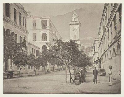Klocktornet, Hong-Kong, ca. 1868. av John Thomson