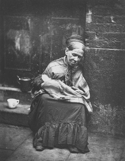 The Crawlers, från Street Life i London, av J. Thomson och Adolphe Smith, 1877 av John Thomson