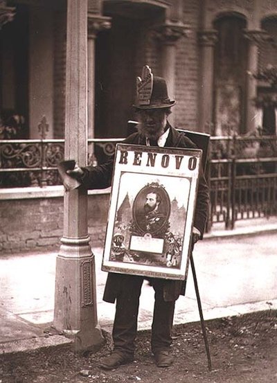The London Boardman, från "Street Life in London" av John Thomson