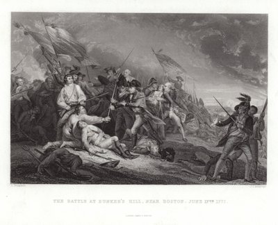 Slaget vid Bunker Hill av John Trumbull