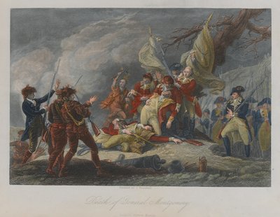 General Montgomerys död, 1775 av John Trumbull