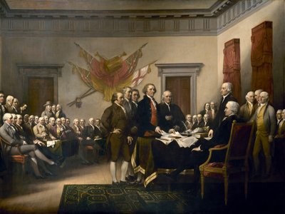 Självständighetsförklaringen av John Trumbull