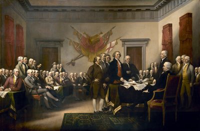 Självständighetsförklaringen av John Trumbull