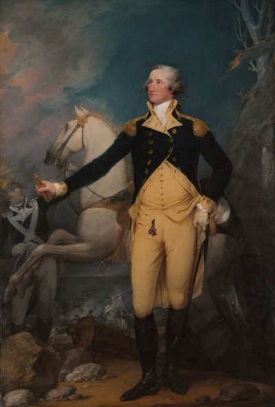 General George Washington i Trenton av John Trumbull
