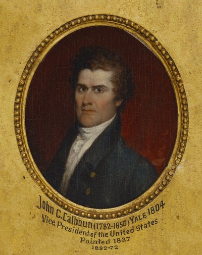 John Caldwell Calhoun (1782-1850), B. A. 1804, LL.D. 1822 av John Trumbull