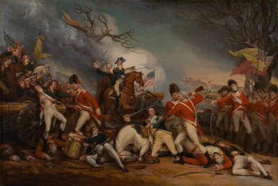 General Mercers död vid slaget vid Princeton, 3 januari 1777 av John Trumbull