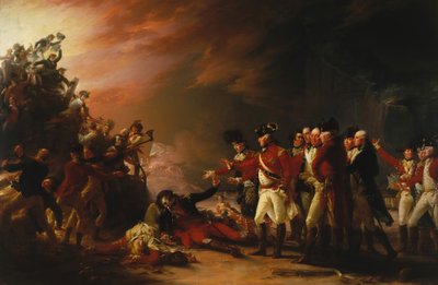 Sortien gjord av Gibraltars garnison, 1789. av John Trumbull