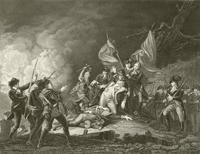 General Montgomerys död av John Trumbull
