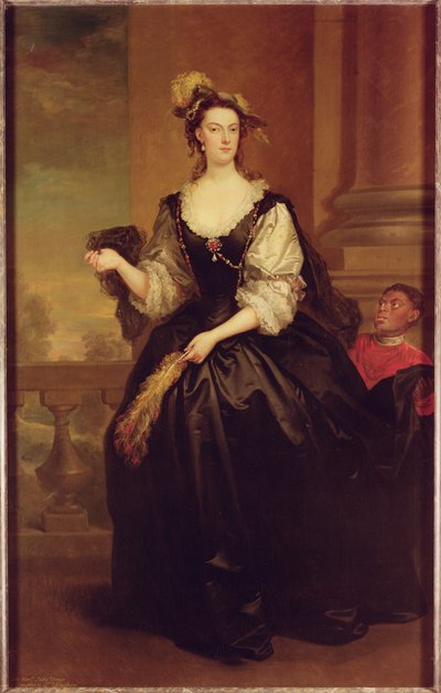 Porträtt av Anne Howard, Lady Yonge av John Vanderbanck